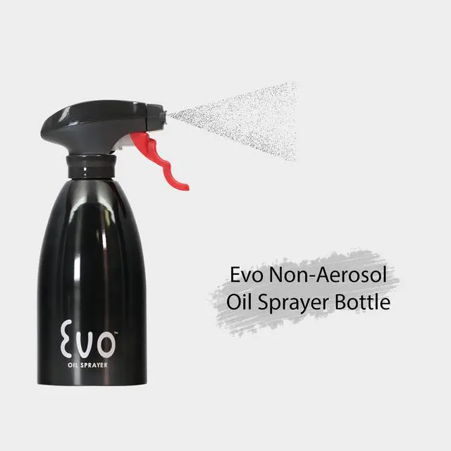 Alt view image 6 of 7 - 18/8 Stainless Steel, Non-Aerosol for Olive, Cooking Oils, and Vinegars, Black, 16-Ounce Capacity