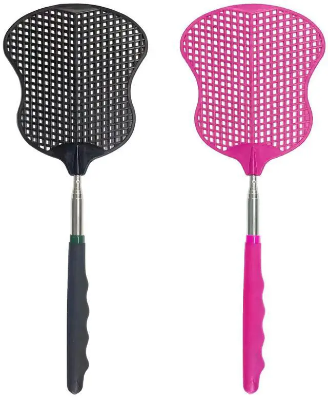 Main image of Fly Swatter 2PCS Black+Hot Pink