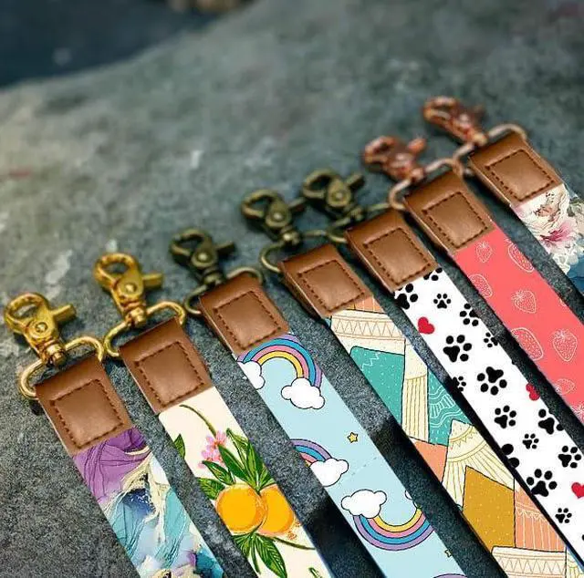 Alt view image 3 of 5 - Lanyards for Keys, Durable Keychain Long Lanyard for Women Men, Cute Neck Lanyard for ID Badges Holder, Wallets, key Cute Polka Lines