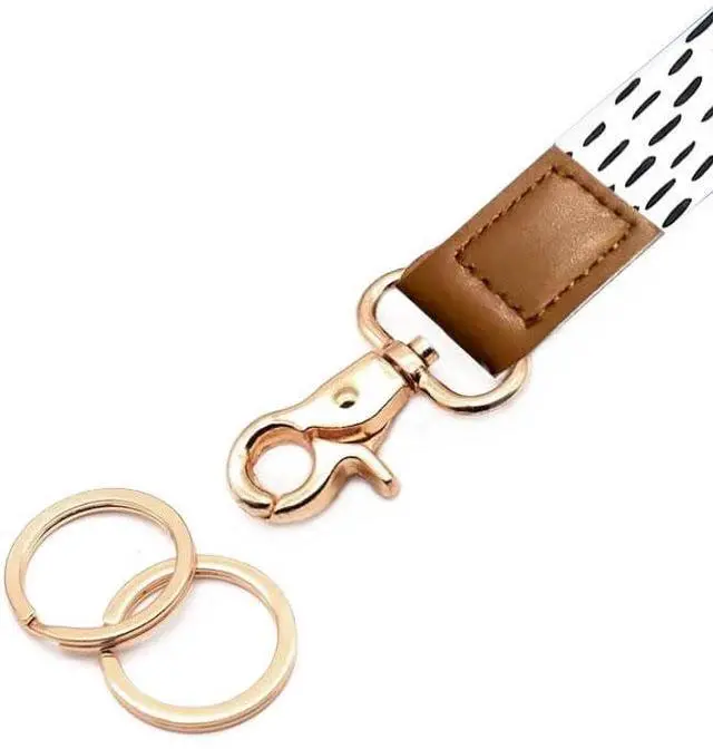 Alt view image 4 of 5 - Lanyards for Keys, Durable Keychain Long Lanyard for Women Men, Cute Neck Lanyard for ID Badges Holder, Wallets, key Cute Polka Lines