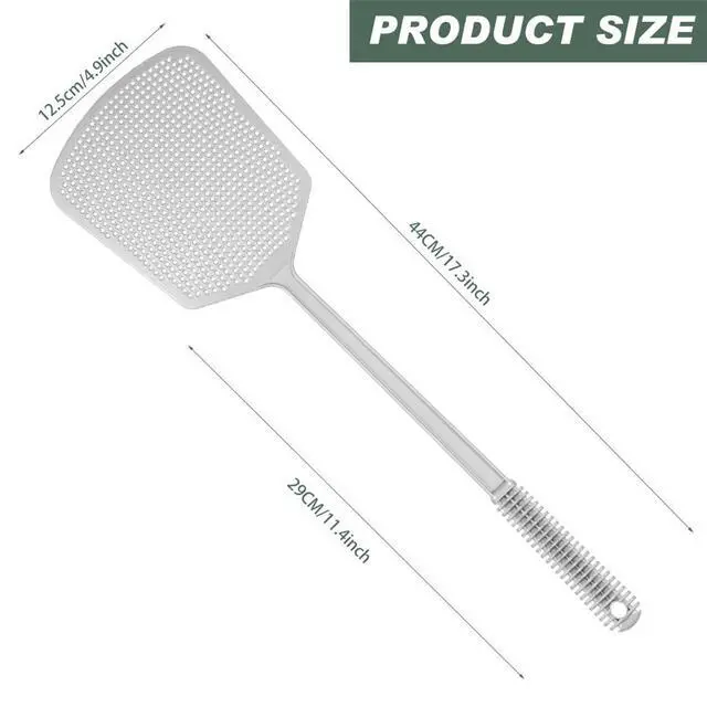Alt view image 4 of 7 - Fly Swatter Plastic Fly Swat 3PCS Manual Flyswatter Long Handle Racket for Indoor Outdoor