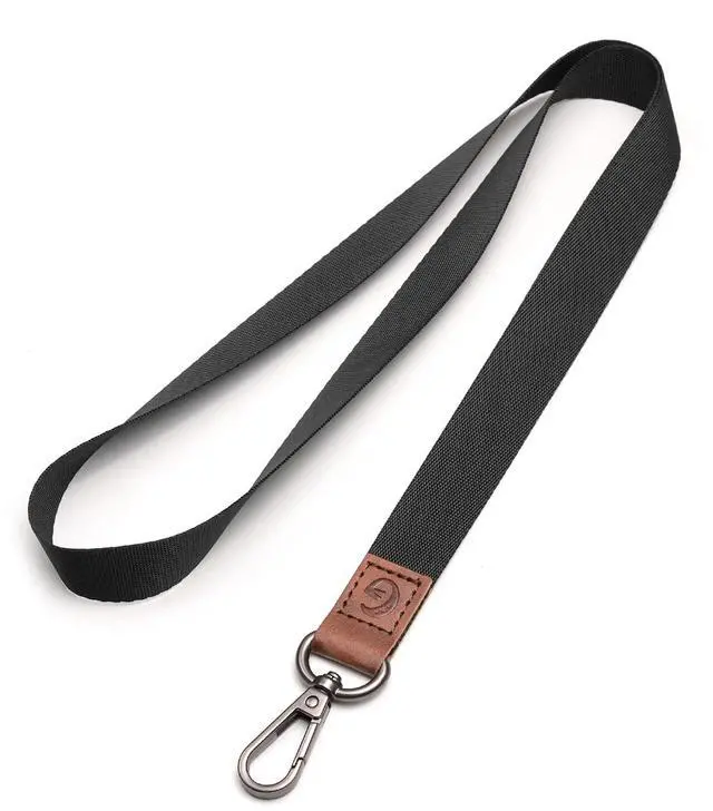 Main image of Lanyard, Long Neck Lanyard Key Lanyard, Id Badge Lanyard for Women and Men, Whistle, Keychain (1, BK)