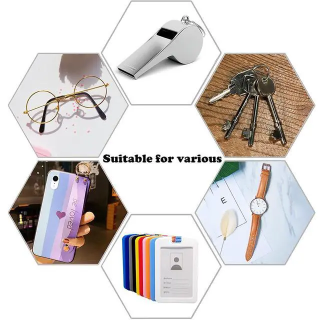 Alt view image 5 of 7 - Teacher Lanyards for ID Badges and Keys, Cute Silicone Beaded Lanyard