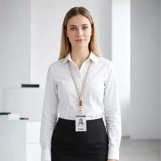 Alt view image 4 of 5 - Stretchy Thin Lanyards Cute Neck Strap for ID Badge Keys Phone Wallet