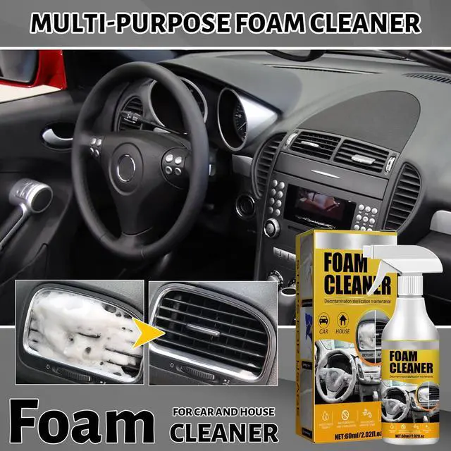 Alt view image 5 of 7 - Multi-Purpose Foam Cleaner,Car Interior Foam Refinisher Cleaner,All Around Master Foam Cleaner, Foam Cleaner All Purpose for Car, Interior (2pcs)