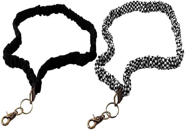 Main image of 2 Pack Scrunchie Lanyards for ID Badges Keys for Teacher Nurse