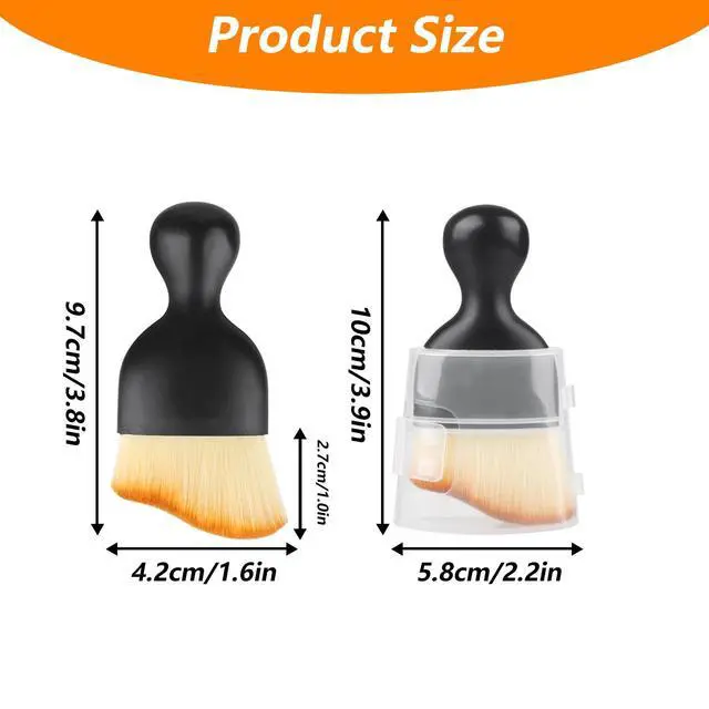 Alt view image 2 of 7 - 4 Car Brush Interior Dust BrushCar Interior Cleaning Detailing Brush