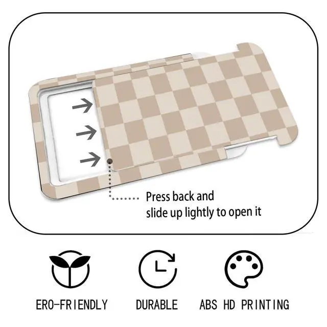 Alt view image 6 of 7 - Lanyards for ID Badge Holder for Women Cute, Teacher Lanyard with ID Holder Clip,Retractable Keychain Badge Reel Heavy Duty, Teacher Nurse Work Office Gifts (Beige Checkered)