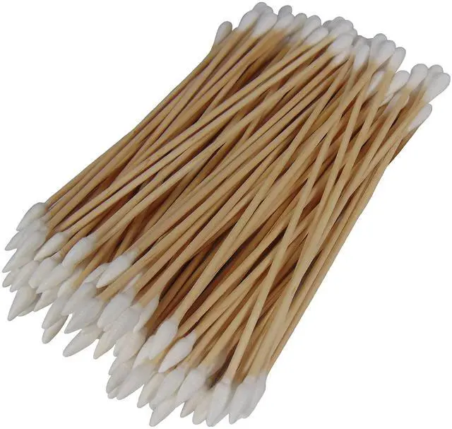 Main image of (Tapered and Regular Tip) Type-III 100pc Gun Cleaning 6 Inch Double Sided Cotton Swabs