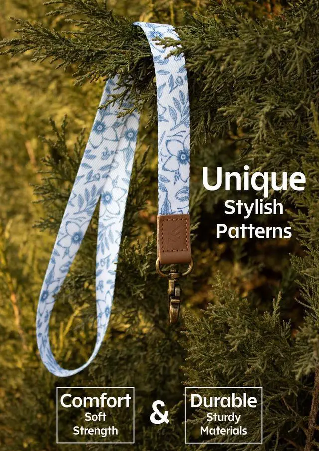 Alt view image 5 of 6 - Lanyard ID Badge, Key & Long Neck Lanyard - Cute & Cool Design for Women, Office, Cruise Ship, Staff, Students - Detachable Keyring for ID Card, Car Key, Name Tag, Credit Cards, Wallet, Phones