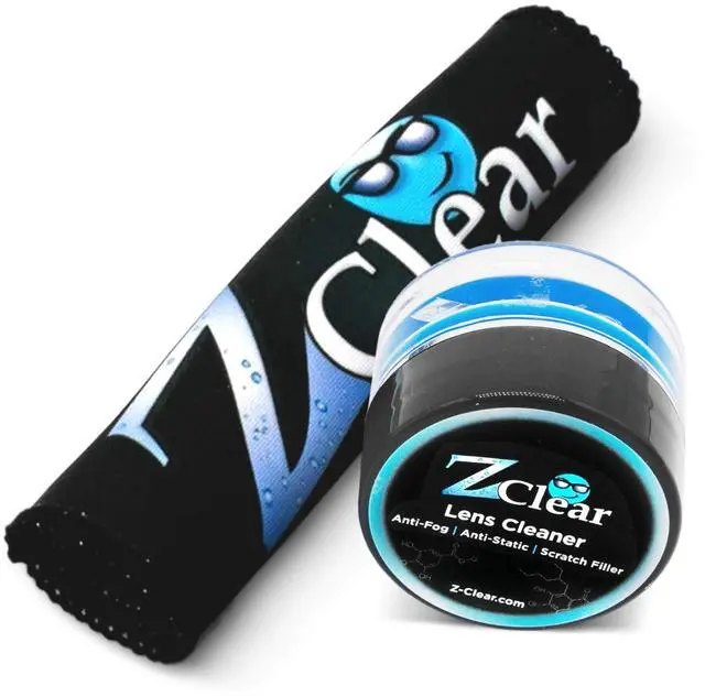 Main image of Lens Cleaner Paste for Glasses & Sunglasses + Microfiber Cloth | Crystal-Clear Streak-Free Clean, Stays Fog-Free 1-3 Days | 300+ Uses | Safe for AR & Blue Light | Alcohol-Free | Made in USA