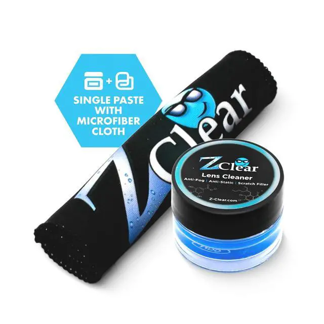 Alt view image 3 of 6 - Lens Cleaner Paste for Glasses & Sunglasses + Microfiber Cloth | Crystal-Clear Streak-Free Clean, Stays Fog-Free 1-3 Days | 300+ Uses | Safe for AR & Blue Light | Alcohol-Free | Made in USA
