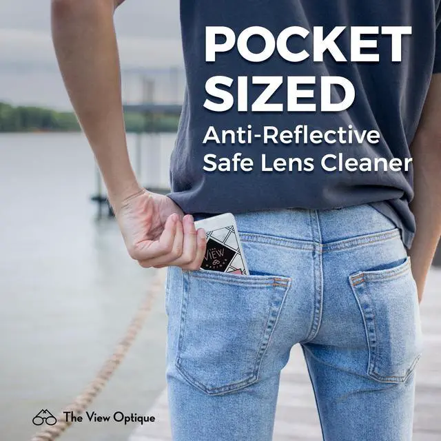 Alt view image 6 of 7 - Anti-Reflective Safe lens Cleaner Spray Kit (1) 0.7oz Glasses Cleaner Spray, (1) Microfiber Cloth for Eyeglasses, Sunglasses, Lenses, Screens and Camera Cleaning Kit (2 Piece Set)
