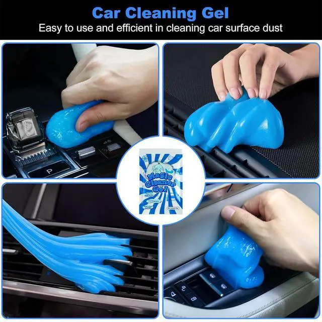 Alt view image 5 of 7 - Car Detailing Brush, 10PCS Ultra Soft Boars Hair Car Interior Exterior Detailing Brushes, Scratch-Free Car Cleaning Dust Brush for Dashboard, Emblem, Air Vents, Wheels, Leather Seat