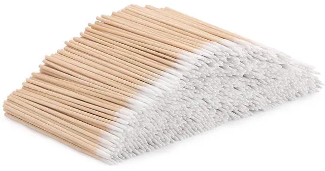 Main image of 1200 Count Precision Tip Cotton Swab, Pointed Tip Cotton Swabs with Wood Sticks, Microblading Cotton Swabs Micro Swabs Cotton Tipped Applicators - 4 Inch