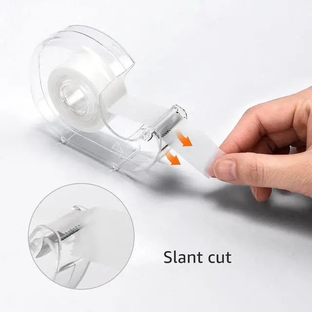 Alt view image 3 of 7 - Invisible Matte Finish Tape Dispenser with Refill Rolls for Labeling, 3/4" x 650" (18 yds), 6-Pack