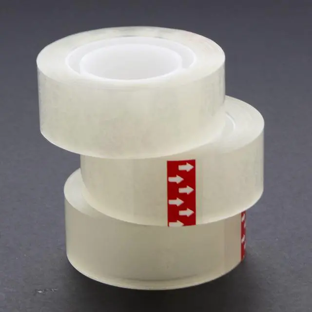 Alt view image 2 of 7 - Bazic 3/4" X 1000" Transparent Tape Refill, 3pc-pack