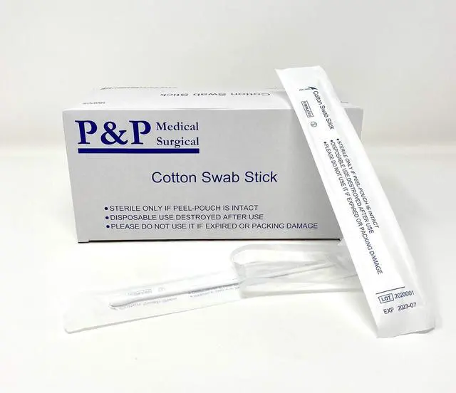 Main image of Sterile Cotton Tipped Applicator 6" by P&P MEDICAL SURGICAL Box of 100