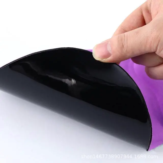 Alt view image 5 of 6 - Office Mousepad with Gel Wrist Support - Ergonomic Gaming Desktop Mouse Pad Wrist Rest - Design Gamepad Mat Rubber Base for Laptop Computer -Silicone Non-Slip Special-Textured Surface (Purple)