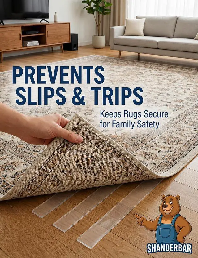 Alt view image 4 of 7 - Nano Double Sided Tape Heavy Duty - 9.8ft Removable Clear Mounting Tape for Walls, Carpet, Rug & DIY Strong Two Sided Adhesive Tape No Residue, Washable, Traceless