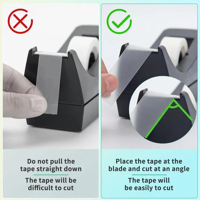 Alt view image 3 of 7 - 12 Rolls Matte Adhesive Tape, Matte Finish Invisible Tape, Foggy Translucent Tape Great for Correction and Labeling, Compatible with Standard Tape Dispenser, 0.7 in x 1000 Inches