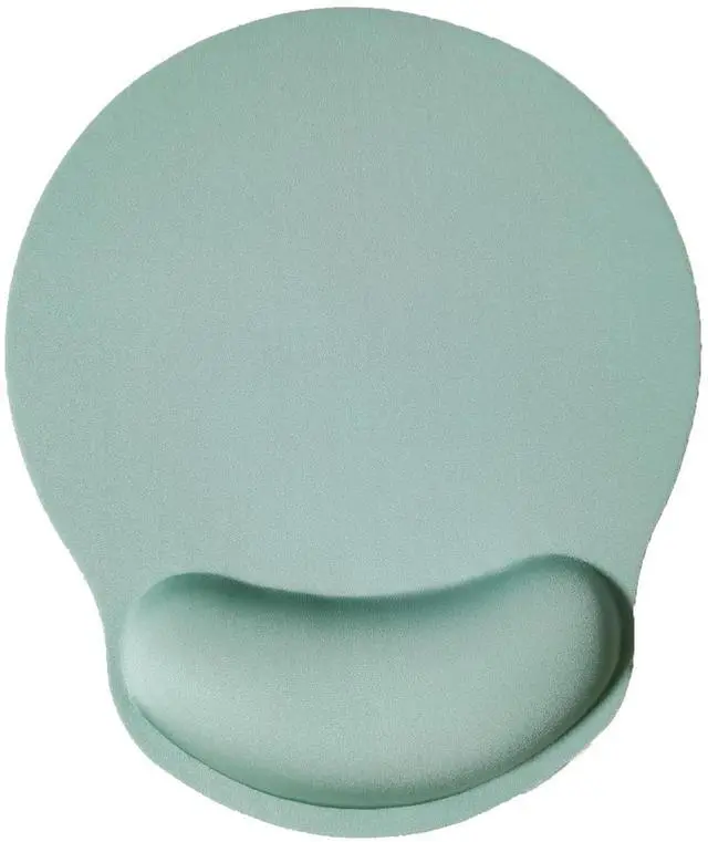 Main image of Mouse Pad with Wrist Support, Ergonomic Mouse Pad with Memory Foam Wrist Rest Cushion, Non-Slip Rubber Base Gaming Mice Pad for Home Office Computer Laptop, Green