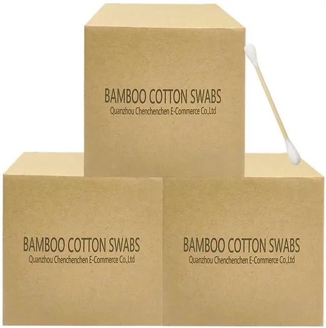 Main image of Bamboo Cotton Swabs, Wooden Cotton Swabs 1125pcs