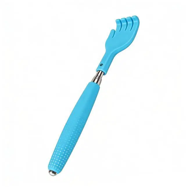 Main image of Back Scratcher for Women Men - Hand-Like Shape | Back Scratching Tool Extendable Portable and Lightweight 21.65inch Blue