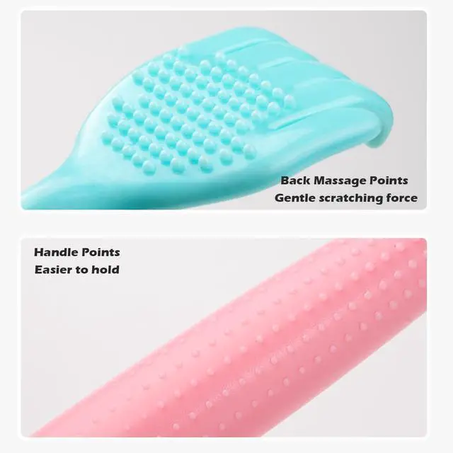 Alt view image 5 of 6 - Back Scratcher for Women Men - Hand-Like Shape | Back Scratching Tool Extendable Portable and Lightweight 21.65inch Blue