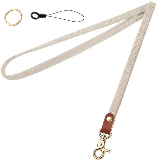 Main image of Stretchy Lanyards for Teachers, Thin Lanyards for ID Badges Keys for Women/Men (Starlight)