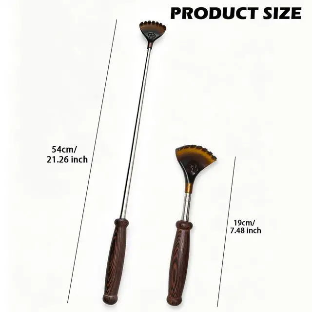 Alt view image 4 of 6 - Back Scratcher Extendable for Men Women Portable and Lightweight Black