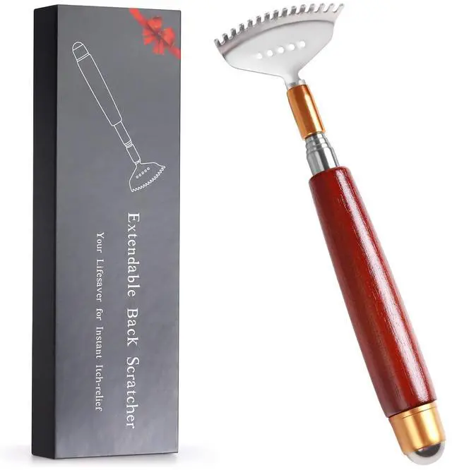 Main image of Back Scratcher for Women Men Extendable with Massage Roller