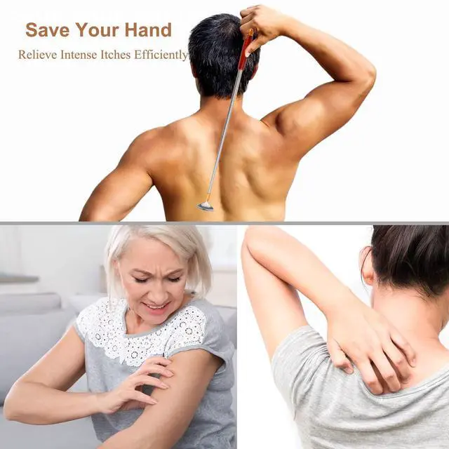 Alt view image 5 of 7 - Back Scratcher for Women Men Extendable with Massage Roller