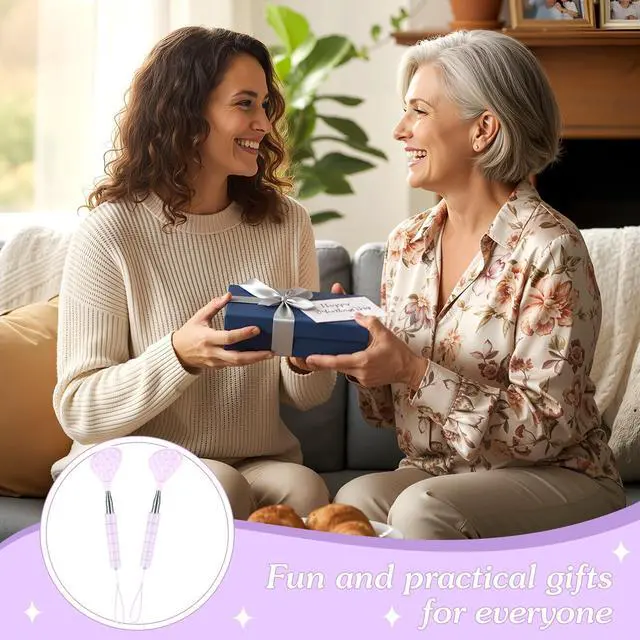 Alt view image 5 of 6 - 2 Pcs Telescoping Back Scratcher Portable Extendable Metal Double Sided Backscratcher Birthday White Elephant Gift Christmas Stocking Stuffers for Men Women Teen(Purple)