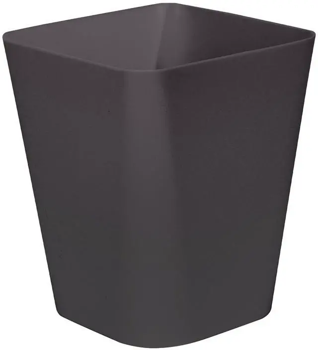 Main image of Small Trash Can - Plastic Waste basketbin - for Office,Home,Bathroom,Kitchen - 1.8 Gallon - Coffee Color
