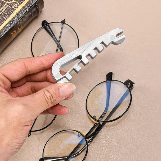 Alt view image 6 of 7 - 2PCS Eyeglass Frame Adjustment Tool, Eyeglass Frame Bender & Temple Arm Repair Tool, Professional Glasses Adjustment Kit for DIY Glasses Repair at Home