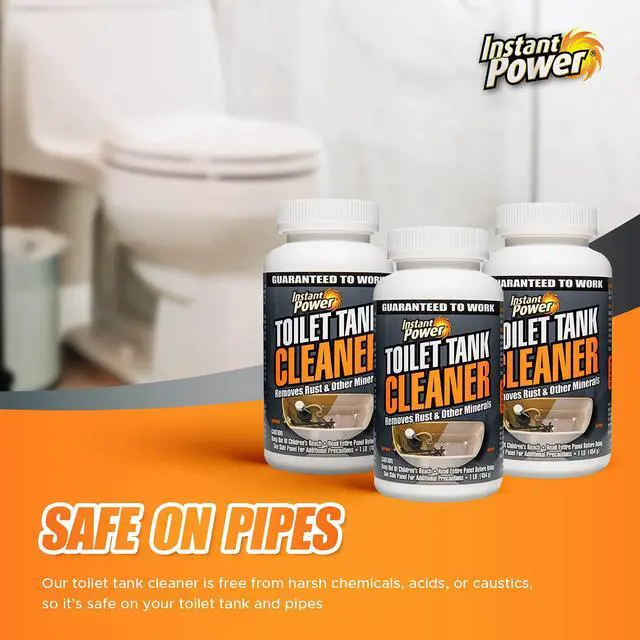 Alt view image 3 of 6 - Toilet Tank Cleaner Bathroom Toilet Cleaning Powder, Removes Rust and Other Minerals, No Scrubbing, 16 Oz