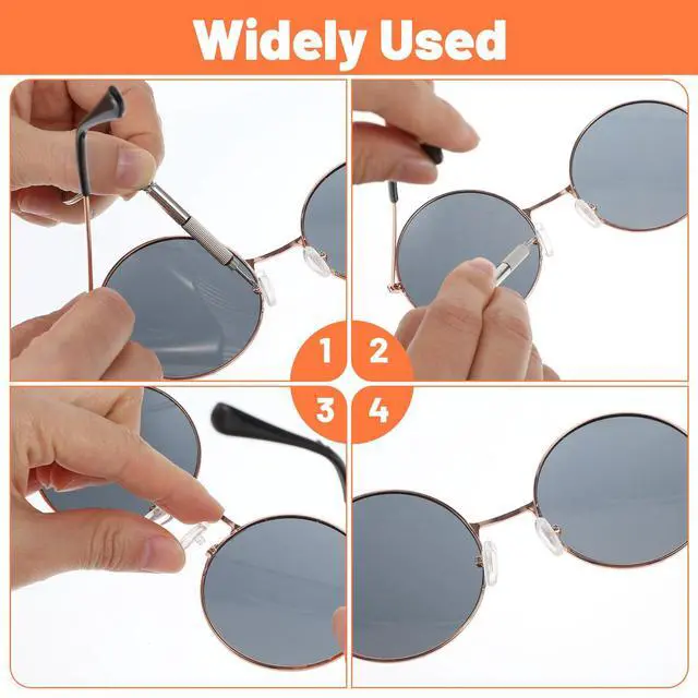 Alt view image 5 of 7 - Eyeglass Screwdriver Repair Kit Precision 3 in 1 Mini Screwdrivers Set, 10 PCS Stainless Steel Mini Portable Screwdrivers for Glasses, Keychain Design for Watch, Jewelry, Flat Head, Phillips, Hex