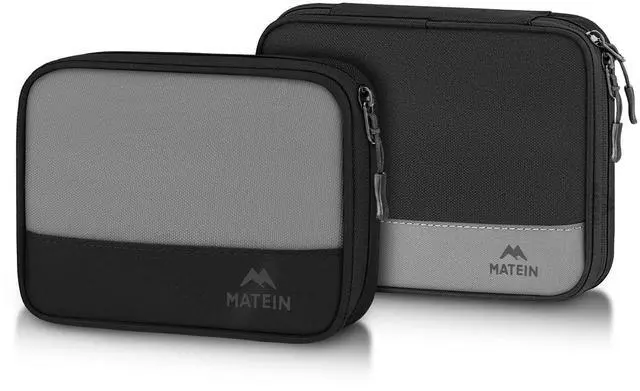Main image of Travel Electronics Organizer Case 2 Pack, Lightweight Cable Bag