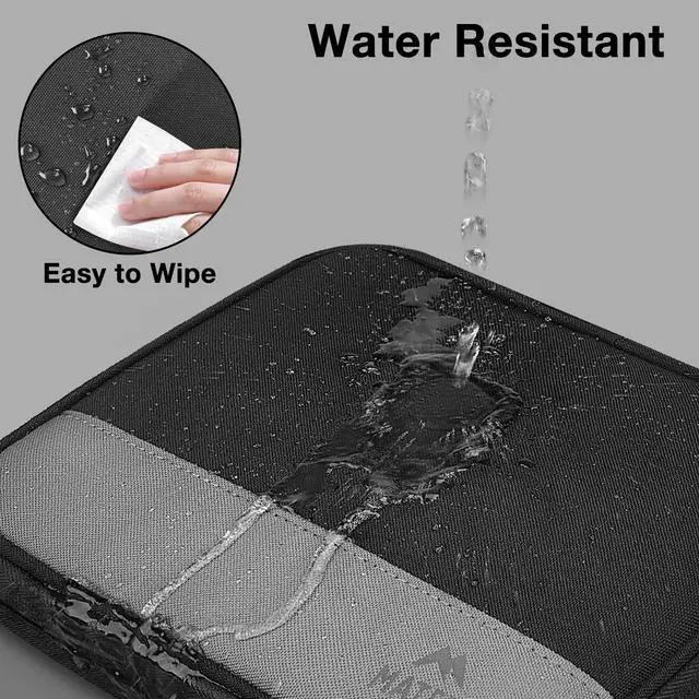 Alt view image 5 of 7 - Travel Electronics Organizer Case 2 Pack, Lightweight Cable Bag