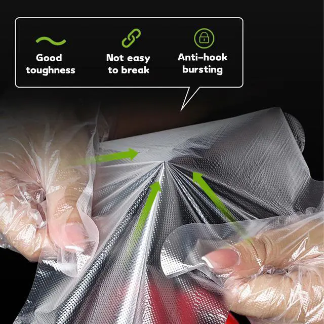 Alt view image 3 of 7 - Disposable TPE Gloves Latex-Free Food Sertving Glove 100/400 Packs for Kitchen, Gardening, Cleaning (100 Count, Medium)