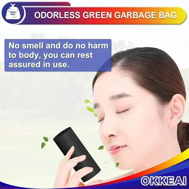 Alt view image 7 of 7 - Small Garbage Bags for Bathroom Can 5 Liter Trash Bags 1.2 Gal Waste Basket Liners for Bathroom Mini Trash Bags Trash Plastic Bags Small