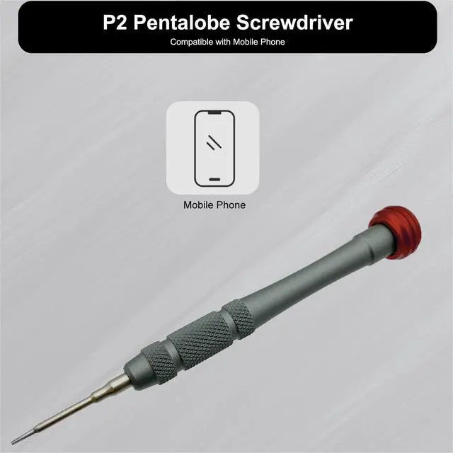 Alt view image 3 of 6 - P2 Pentalobe Screwdriver for Mobile Phone, 0.8mm P2 TS1 PL1 with Magnetism