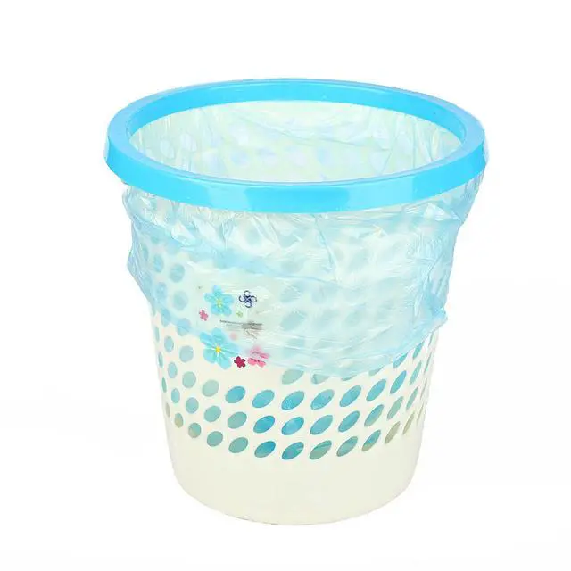 Alt view image 4 of 7 - 4 Gallon Trash Bags, Small Garbage Bags Kitchen Trash Bags Thin Material Small Size 15-Liters Wastebasket Liners Trash Can Plastic Bags for Office, Home Waste Bin, 150 Counts Assort Radom Colors,5Pack