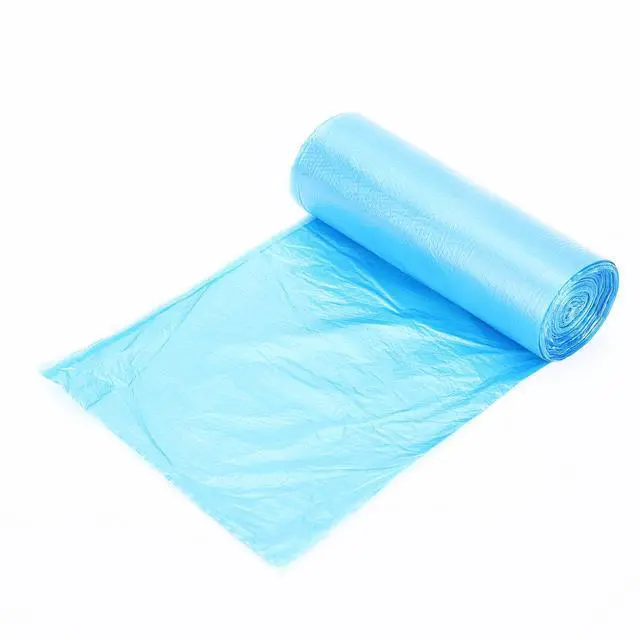Alt view image 3 of 7 - 4 Gallon Trash Bags, Small Garbage Bags Kitchen Trash Bags Thin Material Small Size 15-Liters Wastebasket Liners Trash Can Plastic Bags for Office, Home Waste Bin, 150 Counts Assort Radom Colors,5Pack