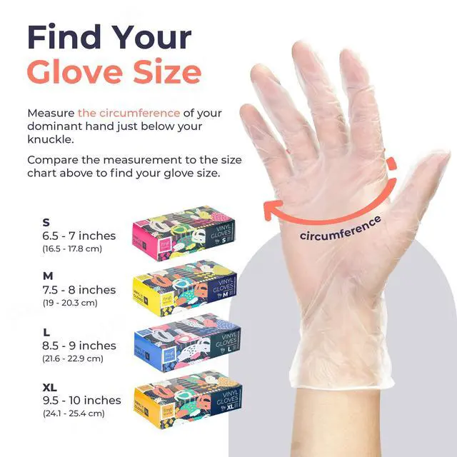 Alt view image 4 of 7 - 100 Pack Disposable Latex Free Medium M Vinyl Food Prep Gloves - Powder Free, Ideal for Kitchen, Bathroom, Household, Gardening