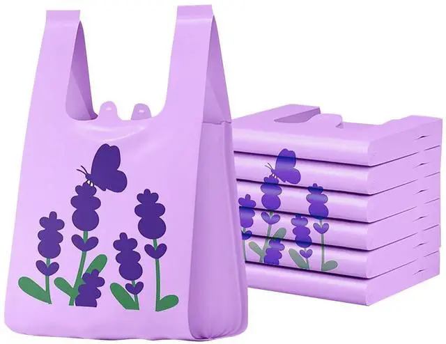 Main image of 50pcs Purple Small Trash Bags 3 Gallon 4 Gallon for Bathroom, Office, Kitchen,Bedroom Waste Bin 1.1 Mil Thick Garbage Bags Separated Unscented Strong Rubbish Bags (Purple, 50 Counts)