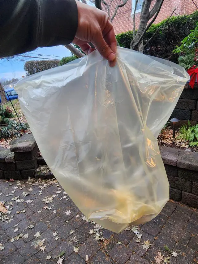 Alt view image 7 of 7 - 4 Gallon Bathroom Trash Bags,120 Count 6 Rolls Small Trash Garbage Bags, Strong Thin Material Disposable Trash Bags for Office, Home Waste Bin (4Gallon Gold, 120 Count)