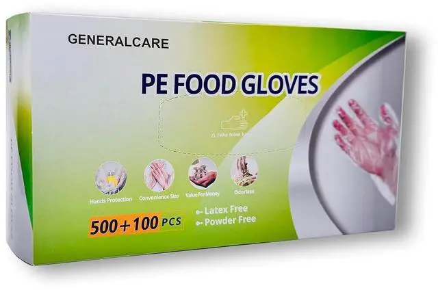 Main image of Disposable Plastic Gloves Food Handling Service Gloves Disposable For Cooking (600pcs, universal)
