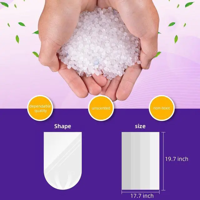 Alt view image 7 of 7 - Small Trash Bags 4 Gallon Garbage Bags Bathroom Kitchen Office Clear Waste Basket Liners for Cat Litter, Paper Shredder Bags, 10L, 105 Count